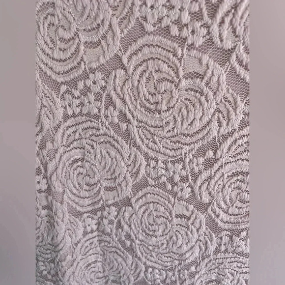 Pink‎ Blush Floral Lace Dress EUC - Picture 2 of 7